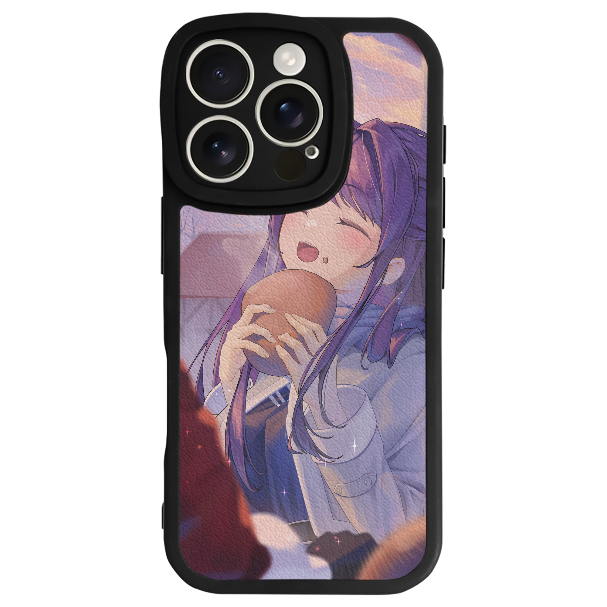 （画像用） 葬送のフリーレン Frieren 【iPhone 16シリーズ対応】シリコンスマホケース（レザー調） 材質：シリコン